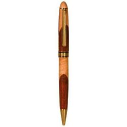 Personalized Maple and Rosewood Ballpoint Pen