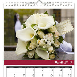 Personalized Wedding Calendar