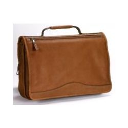 Expandable Leather Briefcase