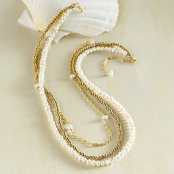 3 Sisters Pearl Necklace