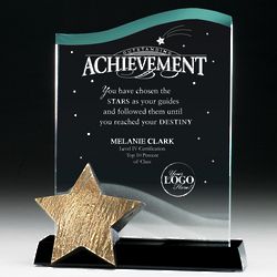Catch a Star Achievement Personalized Acrylic Award