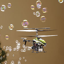 Remote Control Helicopter Bubble Blower