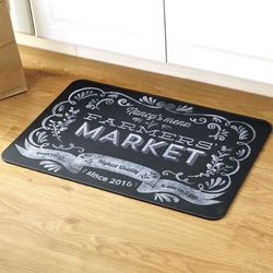 Personalized Farmers' Market Floor Mat