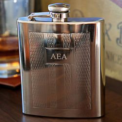 The Hyde Engraved Flask