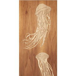 Jellyfish Wooden Wall Art