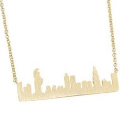 New York Skyline Necklace