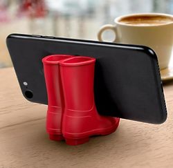 Reboot Red Wellies Phone Stand