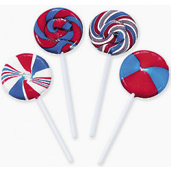 Patriotic Swirl Pops