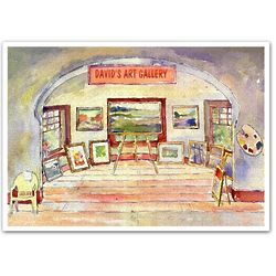 Personalized Art Gallery Print