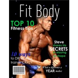 Fit Body Personalized Magazine Cover