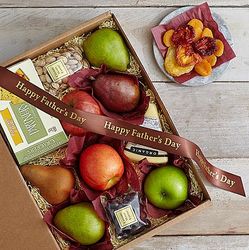 Simply Fresh Fruit, Cheese & Snacks Gift with Father's Day Ribbon