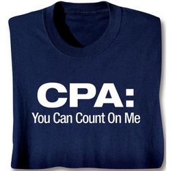CPA You Can Count On Me Shirt