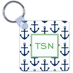 Personalized Anchors Key Chain
