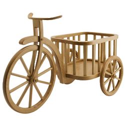 Personalized Vintage Wooden Tricycle Nursery Decoration