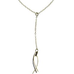 Dangling Cluster Ichthys Gold Filled Necklace