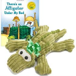 There's An Alligator Under My Bed Book and Stuffed Gator