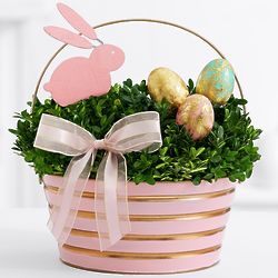 Golden Egg Easter Basket Centerpiece