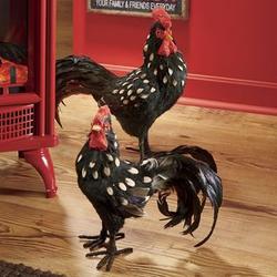 Large Au Natural Rooster Figure