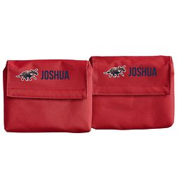 Personalized Dinosaur Snack Bag in Red