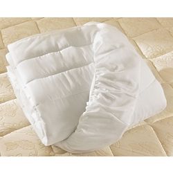 16" Skirted Double Fill Queen Size Mattress Pad