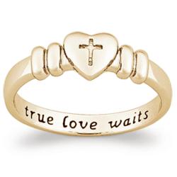 True Love Waits Purity Sentiment Ring