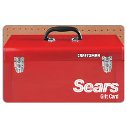 Sears Tool Box Gift Card