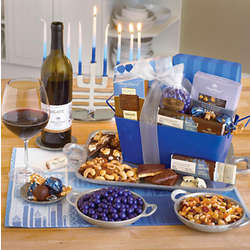 Blue Canyon Gift Basket with Wine