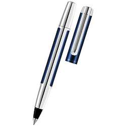 Blue and Silver Pura Rollerball Pen