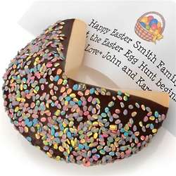 Giant Confetti Easter Egg Personalized Fortune Cookie