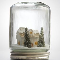 Winter Wonderland House Snowglobe