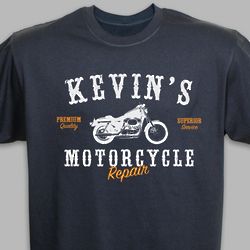 Personalized Motorcycle Repair T-Shirt