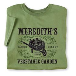 Personalized Vegetable Garden Shirt