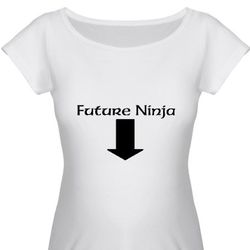 Future Ninja Maternity T-Shirt