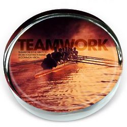 Teamwork Rowers Positive Outlook Paperweight