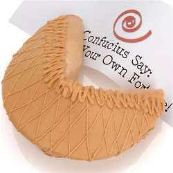 Peanut Butter Personalized Giant Fortune Cookie
