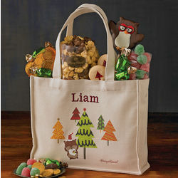 Personalized Holiday Sweets Gift Tote