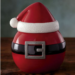 Santa Belly Cookie Jar