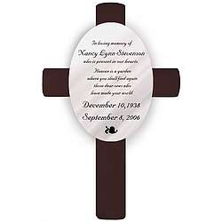 Personalized Memorial Cross - Heaven