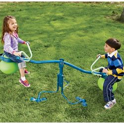 Spinning-Seesaw-and-Hop-Ball Outdoor Toy