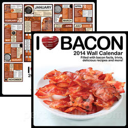 I Love Bacon Calendar - FindGift.com