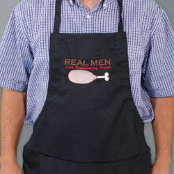 Real Men Cook Thanksgiving Dinner Apron