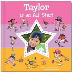 Pink I'm An All-Star Personalized Book