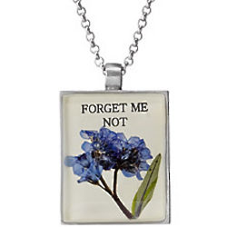 Forget Me Not Seed Packet Pendant