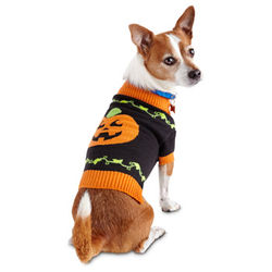 Wag-a-tude Happy Pumpkin Dog Sweater
