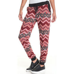 Womens Multi Printed Jogger Pant with Pockets