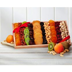 Gourmet Dried Fruit and Nut Selection in Gift Box
