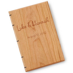 Personalized Handcrafted Heirloom Wedding Book