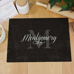 Family Name and Initial Cutting Board