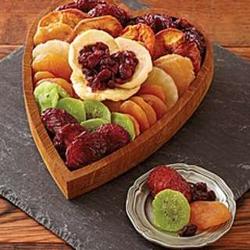 Valentine Dried Fruit Heart Gift Tray
