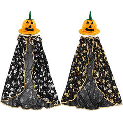 Children's Halloween Cloak Witch Dress Costume